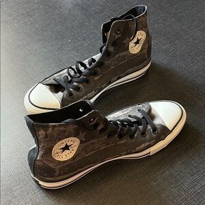 Converse Athletic High-Top Gray Camouflage Sneakers